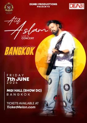  Atif Aslam Live in Bangkok: 20 Years of Musical Magic Celebrated with a Night to Remember!